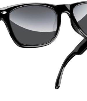 Blackview Smart Glasses, 5.3 Bluetooth Sunglasses with Open Ear Speaker, Voice Assistant Compatible, Blue Light Blocking Lens